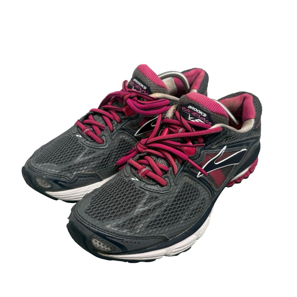 Brooks Ravenna 5 Womens US Size 9 M / EU 40.5 Running Shoes Gray Pink Sneakers